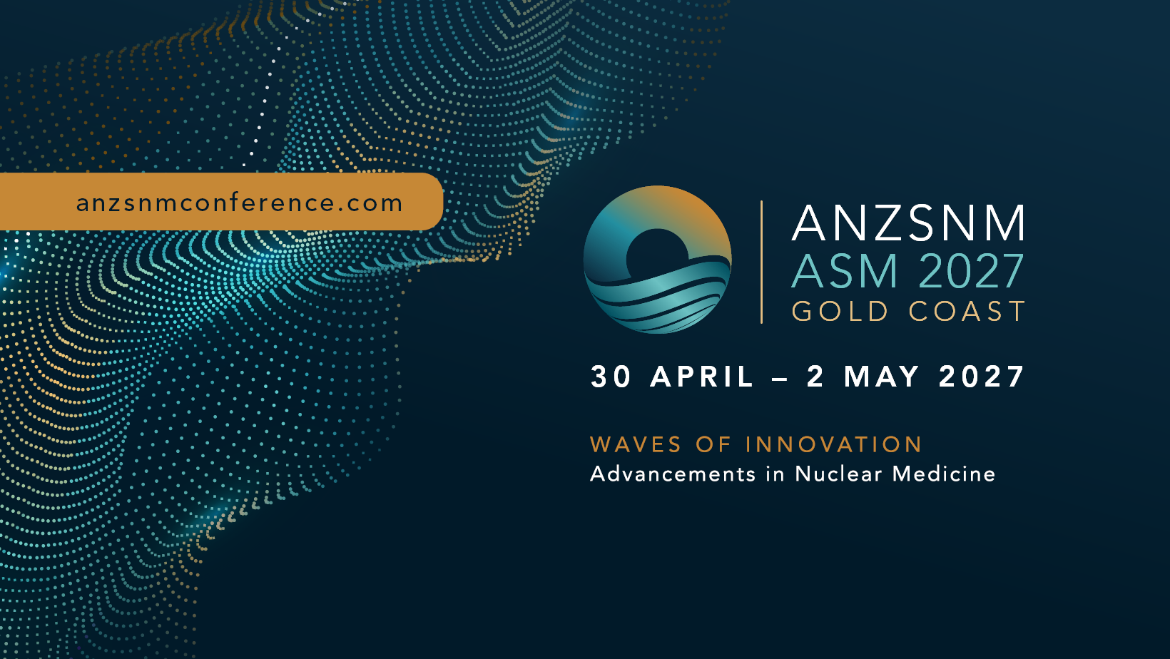 Save the date ANZSNM 2027 30th April-2nd May